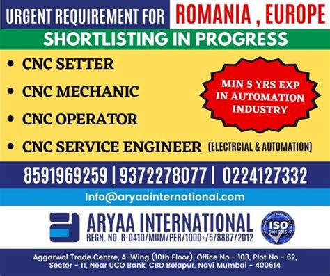 Urgent! Cnc jobs in Cardiff .